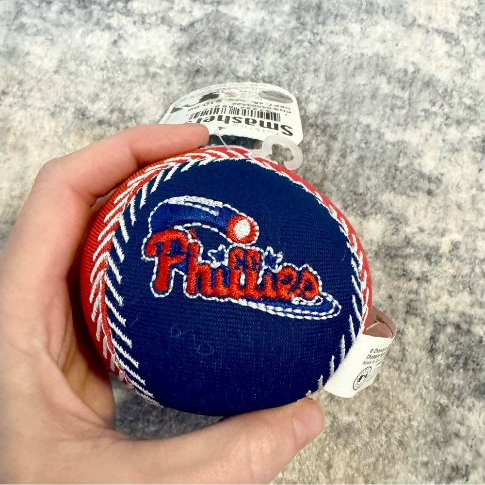 MLB Talking Smashers plush baseball - PHILLIES - AS IS